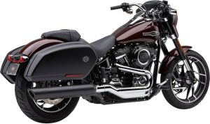 Cobra KIPUFOGÓ 909 TWINS BLK Harley Davidson FLSB 1750 ABS Softail Sport Glide 107 motor kipufogó