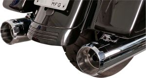 S&s cycle Mk45 EC Slip-On Muffler Thruster Chrome Harley Davidson FLHR 1750 ABS Road King 107 motor kipufogó 0
