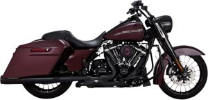 Vance & hines KIPUFOGÓ TQ 4.5"BL 17-20FL Harley Davidson FLHX 1750 ABS Street Glide 107 motor kipufogó