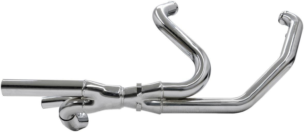 Bassani xhaust HEADER PIPES 2-INTO-2 DUAL CHROME Harley Davidson FLHR 1584 Road King motor kipufogó 0