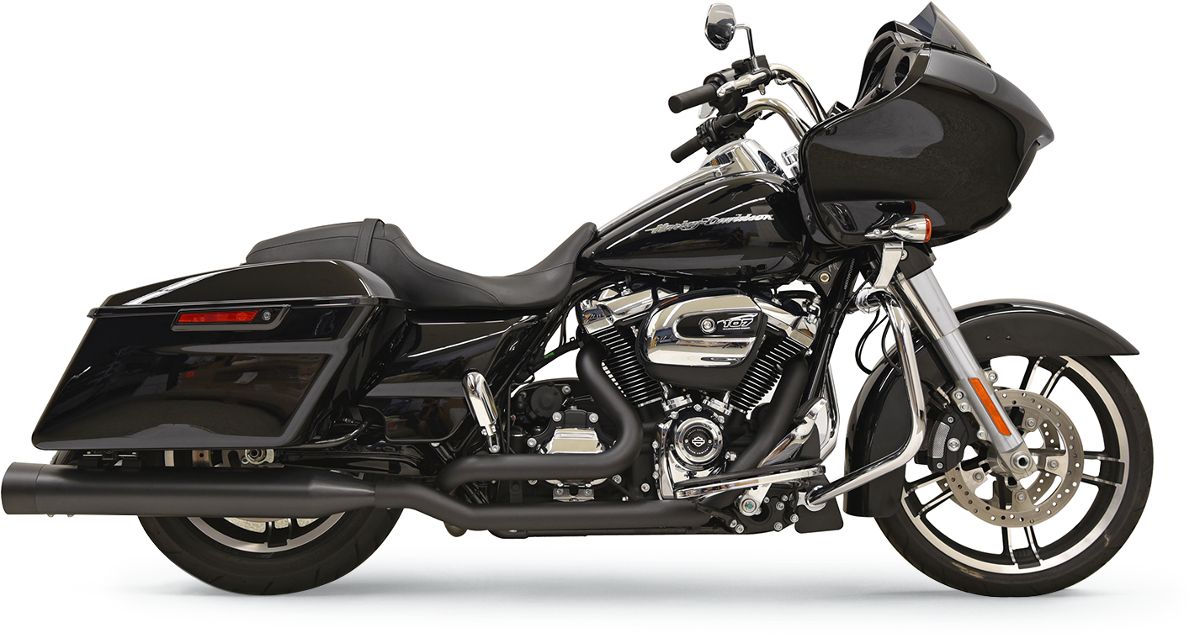 Bassani xhaust HEADER PIPES BLACK TRUE-DUAL DOWN UNDER Harley Davidson FLHR 1750 ABS Road King 107 motor kipufogó 0