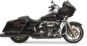 Bassani xhaust HEADER PIPES BLACK TRUE-DUAL DOWN UNDER Harley Davidson FLHX 1750 ABS Street Glide 107 motor kipufogó