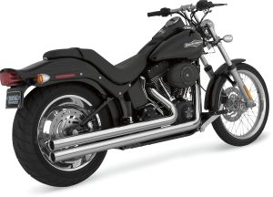 Vance & hines KIPUFOGÓ BIG SHOTS LONG CHROME Harley Davidson FXSTSI 1450 EFI Softail Springer motor kipufogó