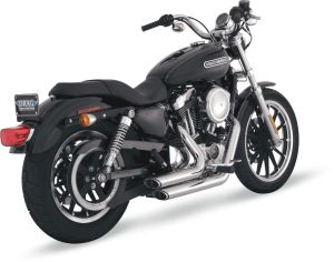 Vance & hines KIPUFOGÓ SHORTSHOTS STAGGERED CHROME Harley Davidson XL 1200 L Low motor kipufogó