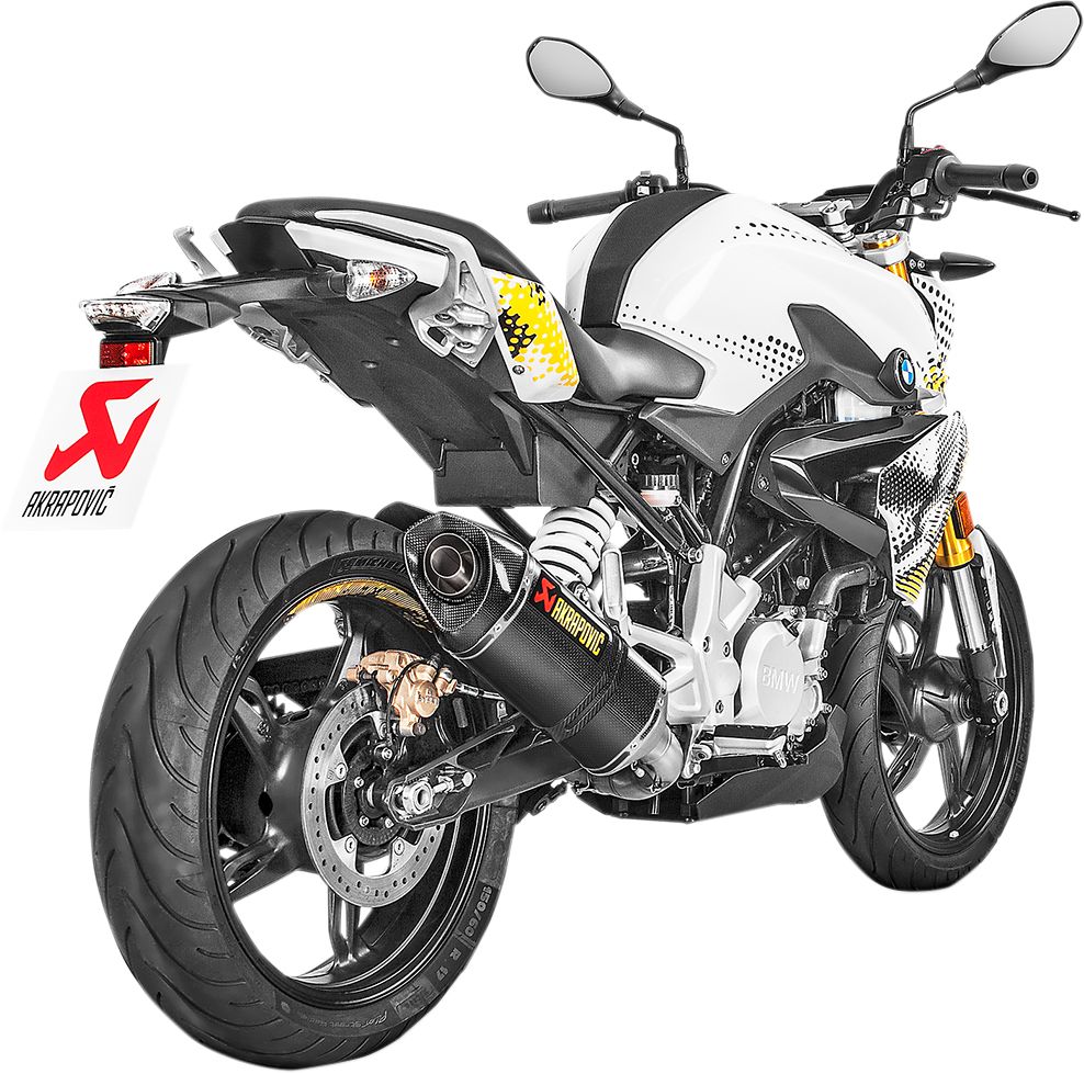 Akrapovic KIPUFOGÓ SS/CF G310R GS BMW G 310 GS ABS  motor kipufogó 0