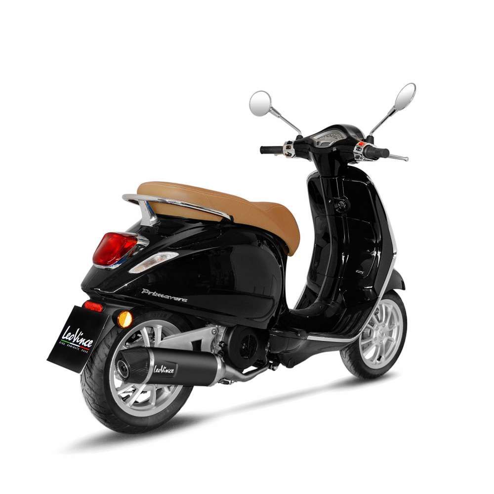 Leovince LEOVINCE NERO KIPUFOGÓ SYSTEM WITH CAT VESPA PRIMAVERA 125 IGET ABS  motor kipufogó 0