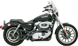 Bassani xhaust KIPUFOGÓ RADIAL SWEEPERS BLACK Harley Davidson XL 1200 N Nightster motor kipufogó