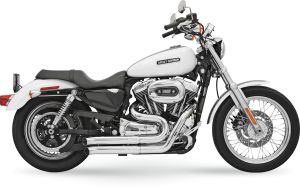Bassani xhaust KIPUFOGÓ FIRESWEEP TURNOUT CHROME Harley Davidson XL 1200 N Nightster motor kipufogó