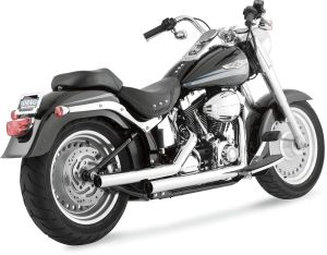 Vance & hines KIPUFOGÓ STRAIGHTSHOTS CHROME Harley Davidson FLSTF 1450 Fat Boy motor kipufogó