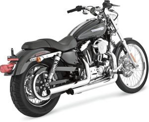 Vance & hines KIPUFOGÓ STRAIGHTSHOTS CHROME Harley Davidson XL 883 N Iron motor kipufogó