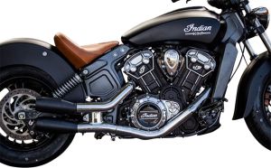 Trask KIPUFOGÓ FELCSÚSZTATHATÓ BLACK INDIAN SCOUT 69 ABS Bobber motor kipufogó