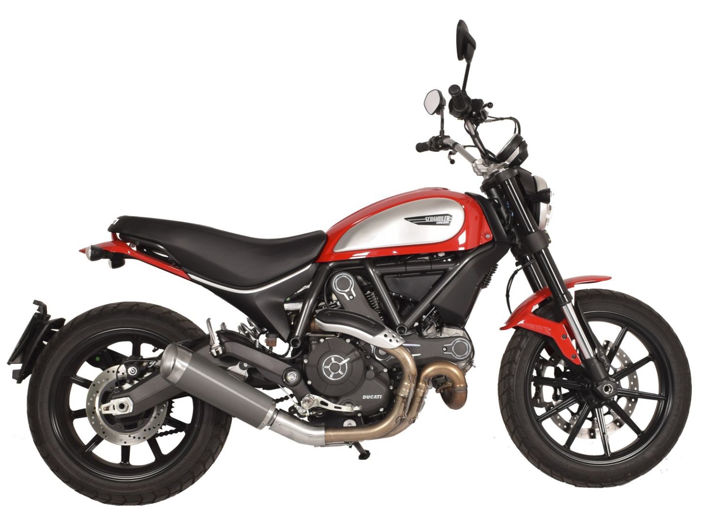 Spark EVO V FELCSÚSZTATHATÓ KIPUFOGÓ TITANIUM DUCATI SCRAMBLER DUCATI SCRAMBLER 803 ABS Classic motor kipufogó 0