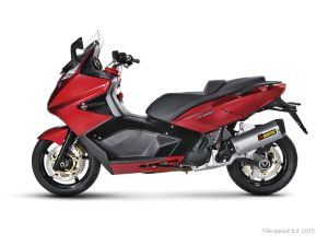 Akrapovic FELCSÚSZTATHATÓ LINE KIPUFOGÓ ROZSDAMENTES APRILIA SRV 850 ABS  motor kipufogó