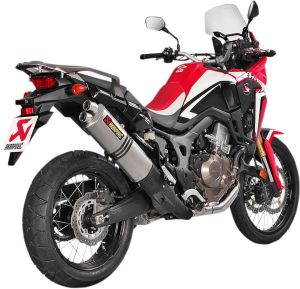 Akrapovic FELCSÚSZTATHATÓ LINE KIPUFOGÓ TITANIUM HONDA CRF 1000 L Africa Twin motor kipufogó