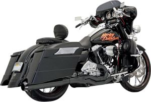 Bassani xhaust KIPUFOGÓ ROAD RAGE II B1 POWER 2-INTO-1 BLACK Harley Davidson FLHTC 1584 ABS Electra Glide Classic motor kipufogó