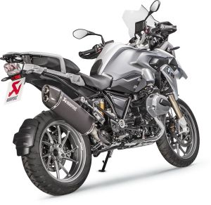 Akrapovic FELCSÚSZTATHATÓ LINE KIPUFOGÓ TITANIUM BLACK BMW R 1200 GS ABS Exclusive motor kipufogó