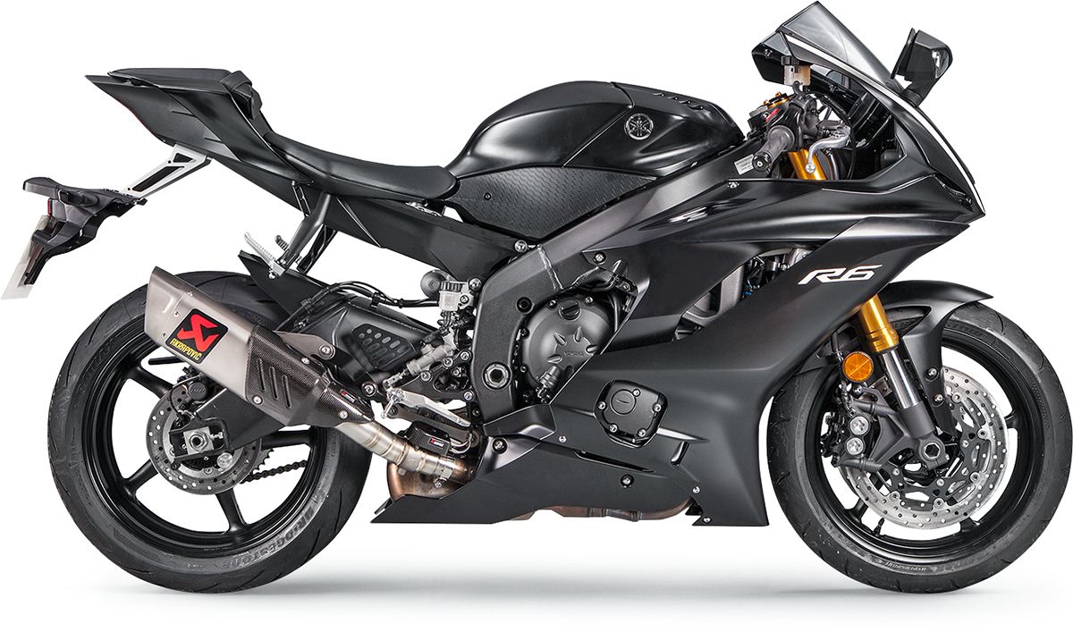 Akrapovic FELCSÚSZTATHATÓ LINE KIPUFOGÓ TITANIUM YAMAHA YZF-R6 600  motor kipufogó 0