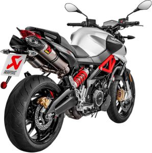 Akrapovic FELCSÚSZTATHATÓ LINE KIPUFOGÓ TITANIUM APRILIA SL 900 ABS Shiver motor kipufogó