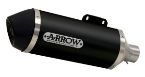 Arrow URBAN DARK ALUMINIUM SILENCER WITH BLACK STEEL END CAP YAMAHA MW 125 Tricity motor kipufogó 0