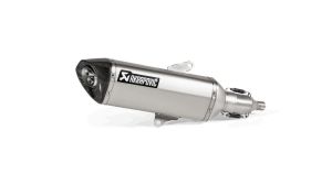 Akrapovic FELCSÚSZTATHATÓ LINE KIPUFOGÓ ROZSDAMENTES CARBON END CAP HONDA NSS 300 ABS Forza motor kipufogó 0