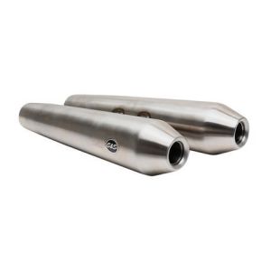 S&s cycle Tapered Cone Slip-On Mufflers for Royal Enfield® 650 Twins ROYAL ENFIELD motor kipufogó