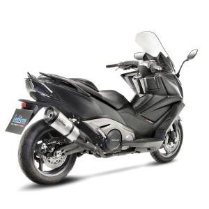 Leovince FACTORY S FELCSÚSZTATHATÓ KIPUFOGÓ ROZSDAMENTES KYMCO AK 550 I ABS  motor kipufogó