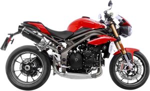 Leovince LV ONE EVO FELCSÚSZTATHATÓE KIPUFOGÓ CARBON TRIUMPH SPEED TRIPLE 1050 R ABS  motor kipufogó