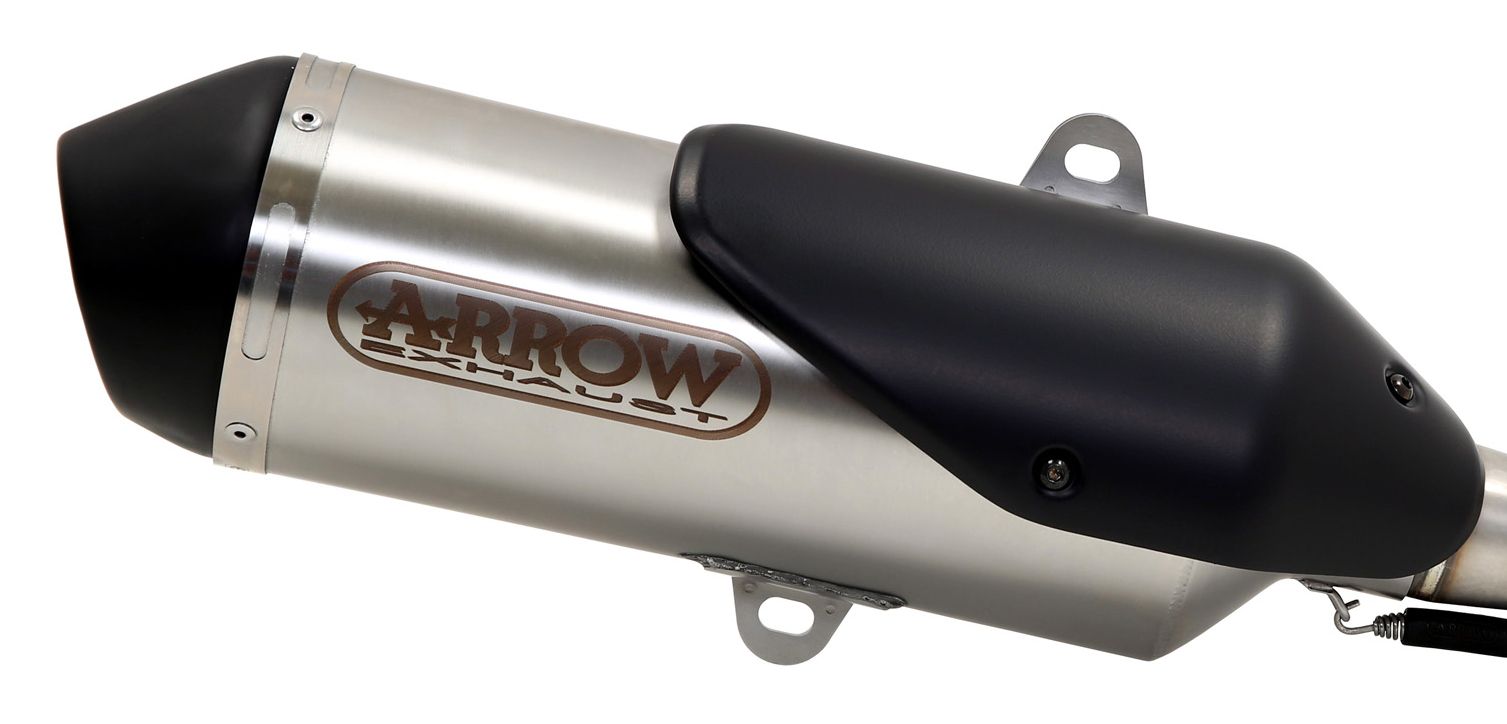 Arrow URBAN NICHROM SILENCER WITH BLACK STEEL END CAP KYMCO XCITING 400 I ABS  motor kipufogó 0