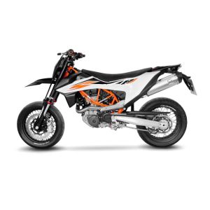 Leovince LV ONE EVO FELCSÚSZTATHATÓE KIPUFOGÓ ROZSDAMENTES KTM ENDURO 690 R ABS  motor kipufogó 0