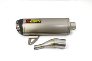 Akrapovic FELCSÚSZTATHATÓ LINE KIPUFOGÓ ROZSDAMENTES CARBON END CAP YAMAHA YP 125 ABS X-Max motor kipufogó