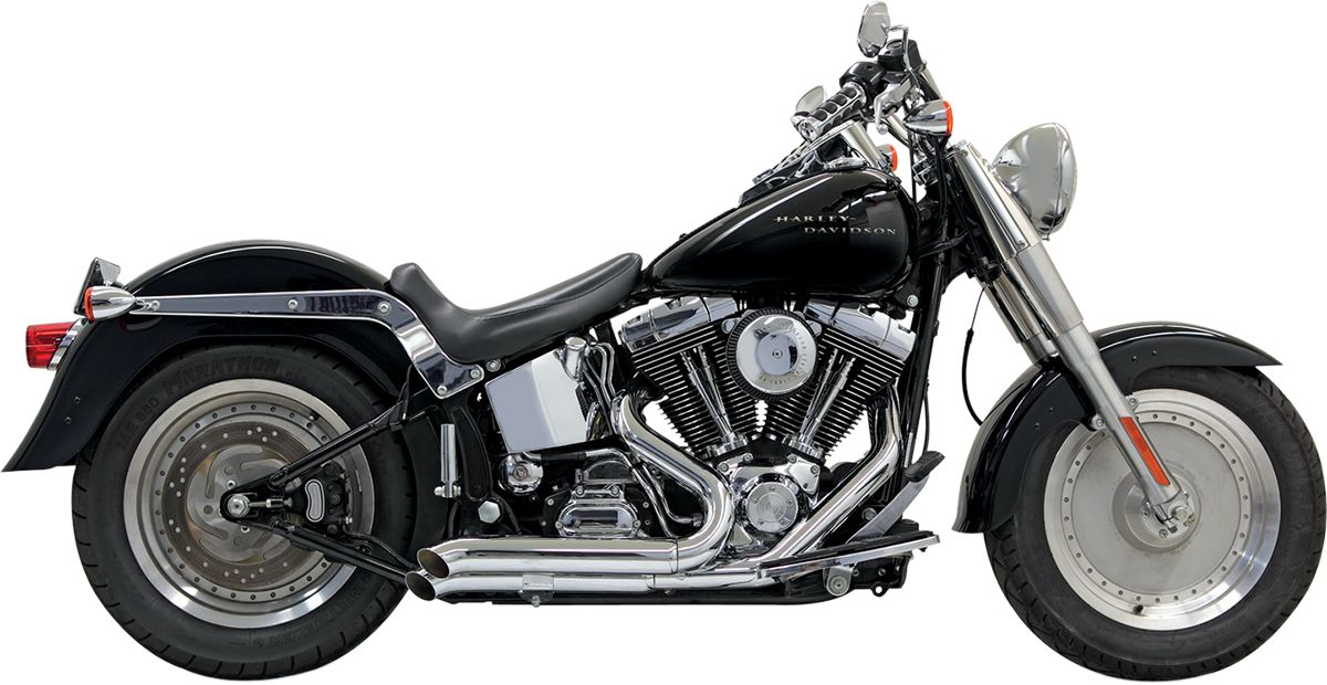 Bassani xhaust KIPUFOGÓ PRO STREET TURN OUT CHROME Harley Davidson FLSTS 1340 Heritage Softail Springer motor kipufogó 0