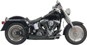 Bassani xhaust KIPUFOGÓ PRO STREET TURN OUT BLACK Harley Davidson FLSTS 1340 Heritage Softail Springer motor kipufogó 0