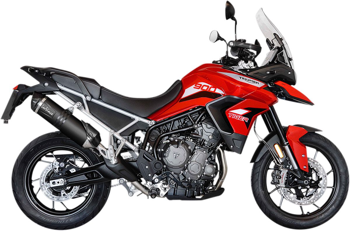 Leovince LV ONE EVO FELCSÚSZTATHATÓE KIPUFOGÓ BLACK ROZSDAMENTES TRIUMPH TIGER 900 ABS  motor kipufogó 0