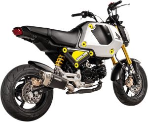 Akrapovic FELCSÚSZTATHATÓ LINE KIPUFOGÓ TITANIUM HONDA MSX 125 ABS Grom motor kipufogó