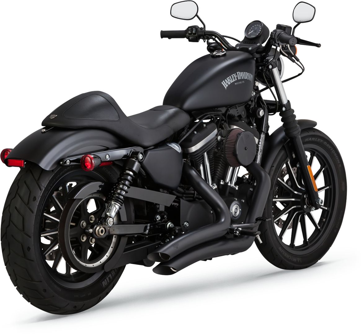 Vance & hines KIPUFOGÓ SYSTEM BIG RADIUS 2-INTO-2 BLACK Harley Davidson XL 1200 X Forty-Eight motor kipufogó 0