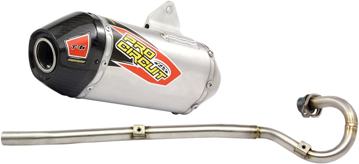 Pro circuit KIPUFOGÓ SYSTEM T-6 STAINLESS WITH ALUMINIUM CANISTER & CARBON END CAP HONDA CRF 125 F  motor kipufogó 0