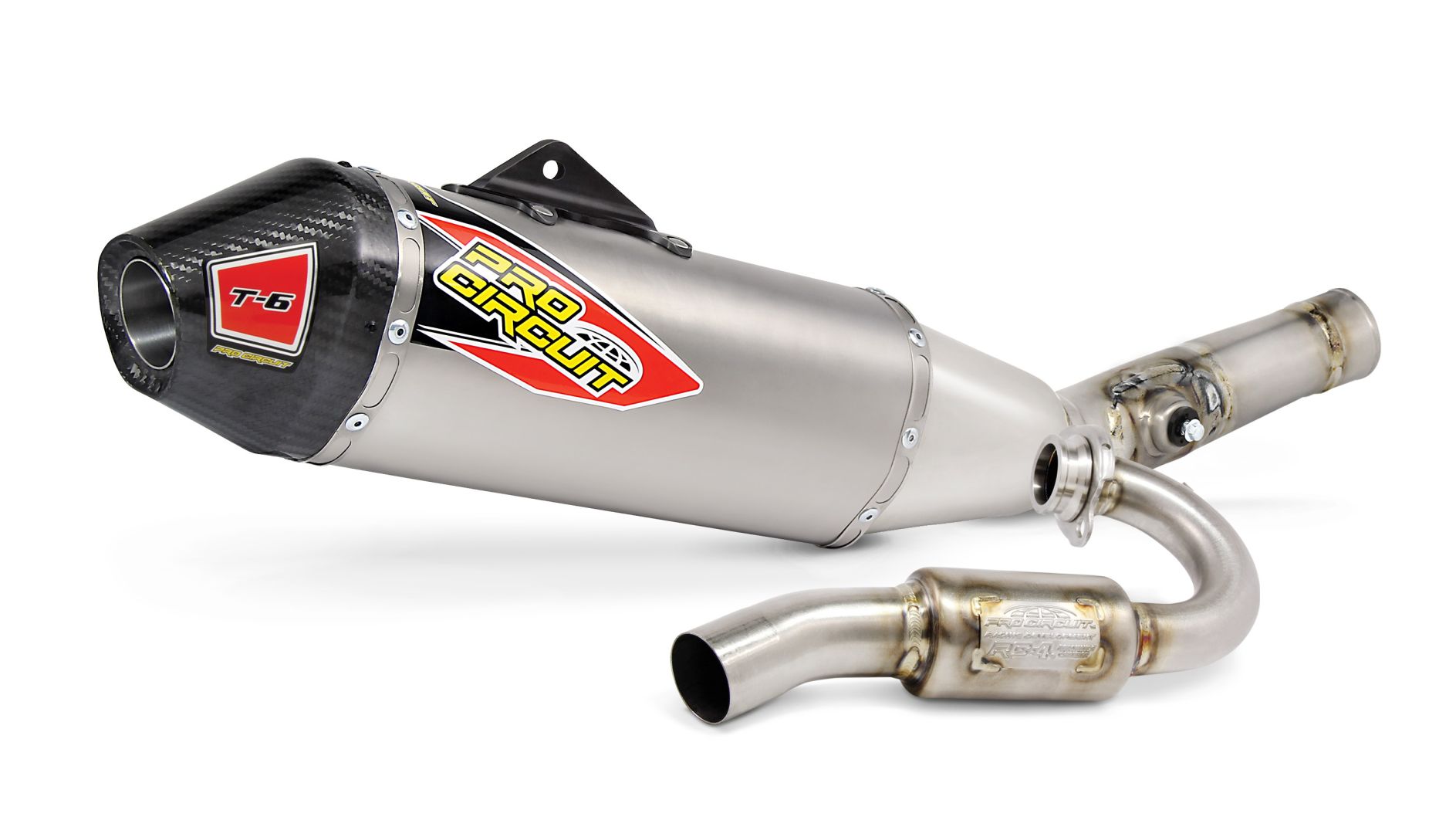 Pro circuit KIPUFOGÓ SYSTEM T-6 EURO STAINLESS WITH TITANIUM CANISTERS & CARBON END CAP KAWASAKI KX 250 F  motor kipufogó 0