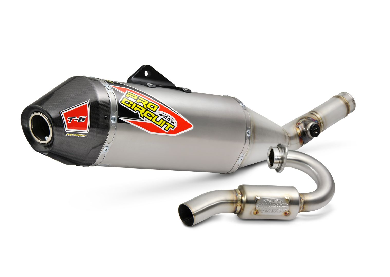 Pro circuit KIPUFOGÓ SYSTEM T-6 EURO STAINLESS WITH TITANIUM CANISTERS & CARBON END CAP KAWASAKI KX 250 F  motor kipufogó 0