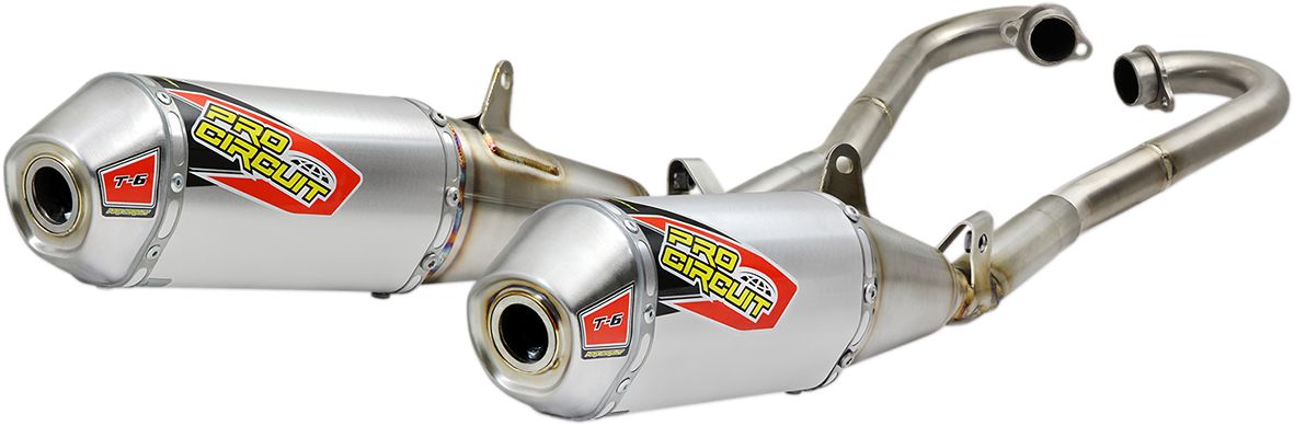 Pro circuit KIPUFOGÓ SYSTEM T-6 DUAL ROZSDAMENTES WITH ALUMINIUM CANISTER HONDA CRF 250 R  motor kipufogó 0