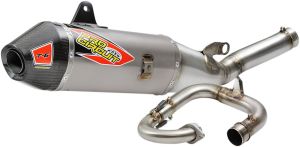 Pro circuit KIPUFOGÓ SYSTEM T-6 EURO STAINLESS WITH TITANIUM CANISTERS & CARBON END CAP YAMAHA YZ 250 X  motor kipufogó