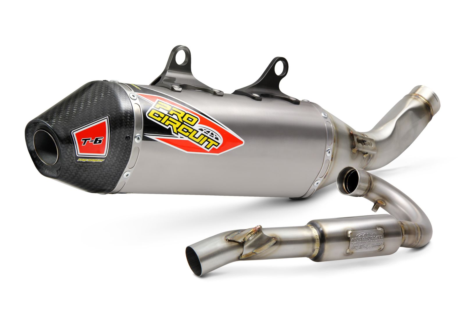 Pro circuit KIPUFOGÓ SYSTEM T-6 EURO STAINLESS WITH TITANIUM CANISTERS & CARBON END CAP HUSQVARNA FC 350  motor kipufogó 0