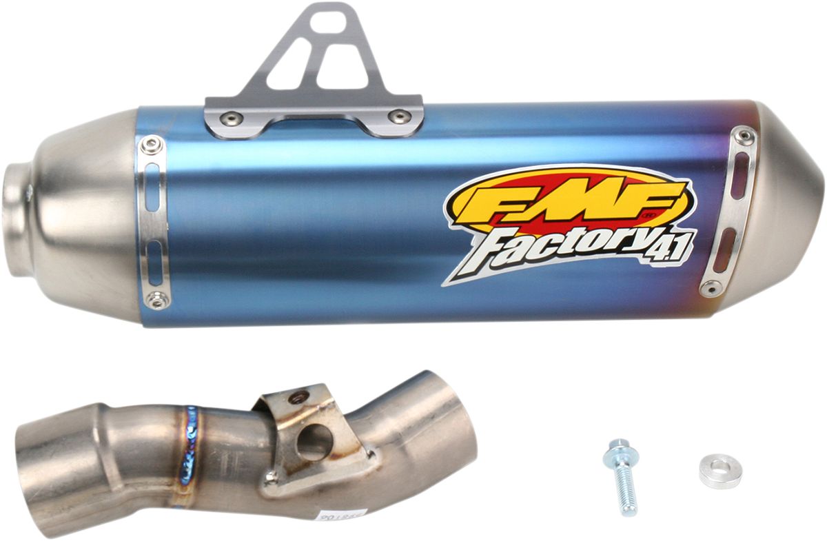 Fmf FACTORY 4.1 FELCSÚSZTATHATÓ KIPUFOGÓ TITANIUM BLUE ANODIZED HONDA HONDA CRF 150 R  motor kipufogó 0