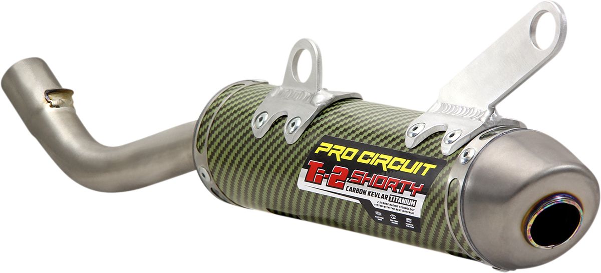 Pro circuit TI-2 SHORTY TITANIUM/KEVLAR SILENCER SUZUKI RM 250  motor kipufogó 0