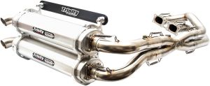 Trinity racing DUAL KIPUFOGÓ SYSTEM BRUSHED POLARIS RZR XP 1000 4X4 EPS 64" motor kipufogó