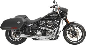 Bassani xhaust KIPUFOGÓ SYSTEM ROAD RAGE MEGAPHONE 2-INTO-1 CHROME Harley Davidson FLSB 1750 ABS Softail Sport Glide 107 motor kipufogó 0