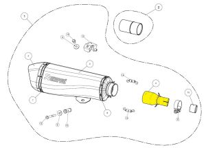 Akrapovic LINK PIPE ROZSDAMENTES Univerzális motor kipufogó