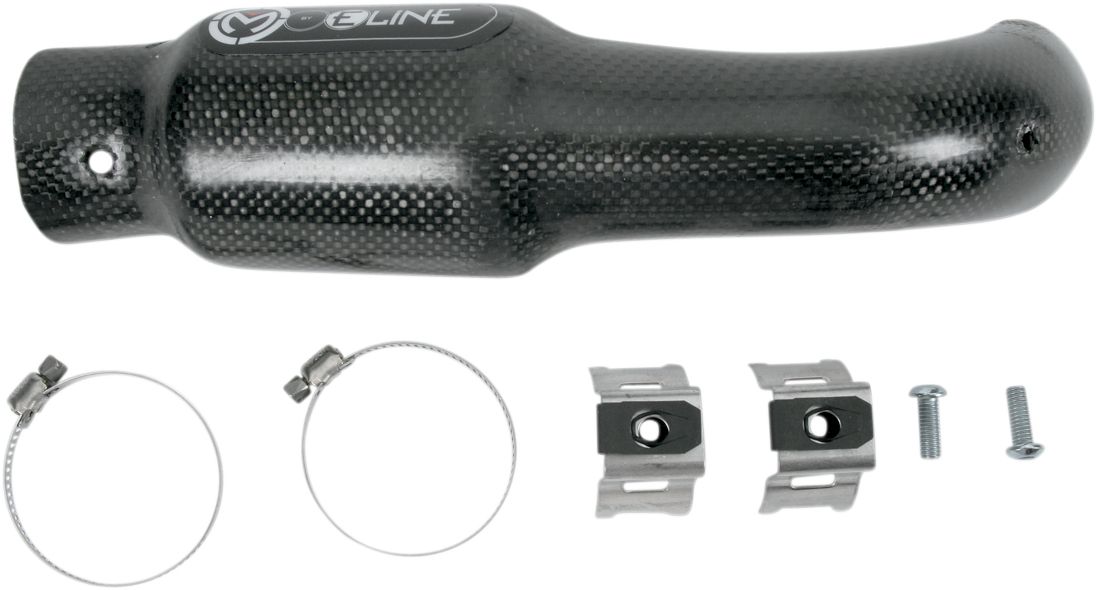 Moose racing hard-parts CARBON FIBER PIPE GUARD FOR 4-STROKE FMF/FMF POWER BOMB KIPUFOGÓ KAWASAKI KX 250 F  motor kipufogó 0