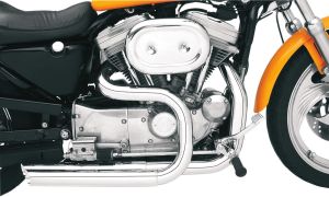 Bassani xhaust HEAT SHIELD PRO STREET CHROME Harley Davidson XL 1200 C Sportster Custom motor kipufogó