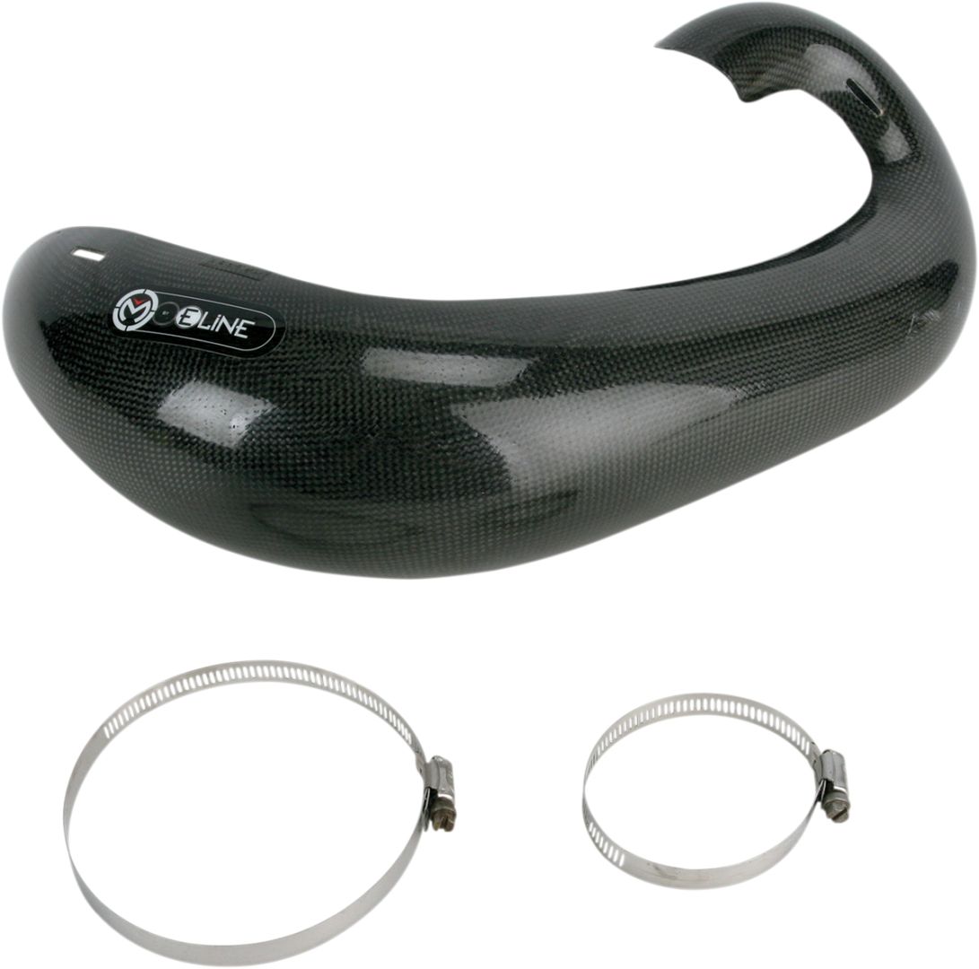 Moose racing hard-parts CARBON FIBER PIPE GUARD FOR 2-STROKE FMF KIPUFOGÓ KTM XC-W 200  motor kipufogó 0