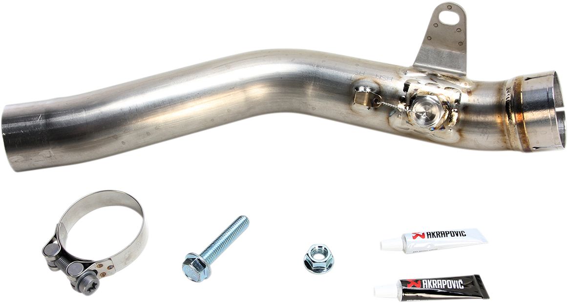 Akrapovic OPTIONAL LINK PIPE TITANIUM KAWASAKI ZX-10 R 1000 Ninja motor kipufogó 0